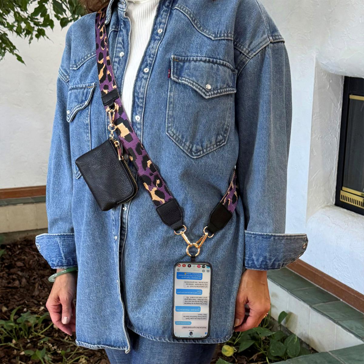 Rebecca Faith Set of 2 Clip & Call Phone Straps w/Pouches | HSN