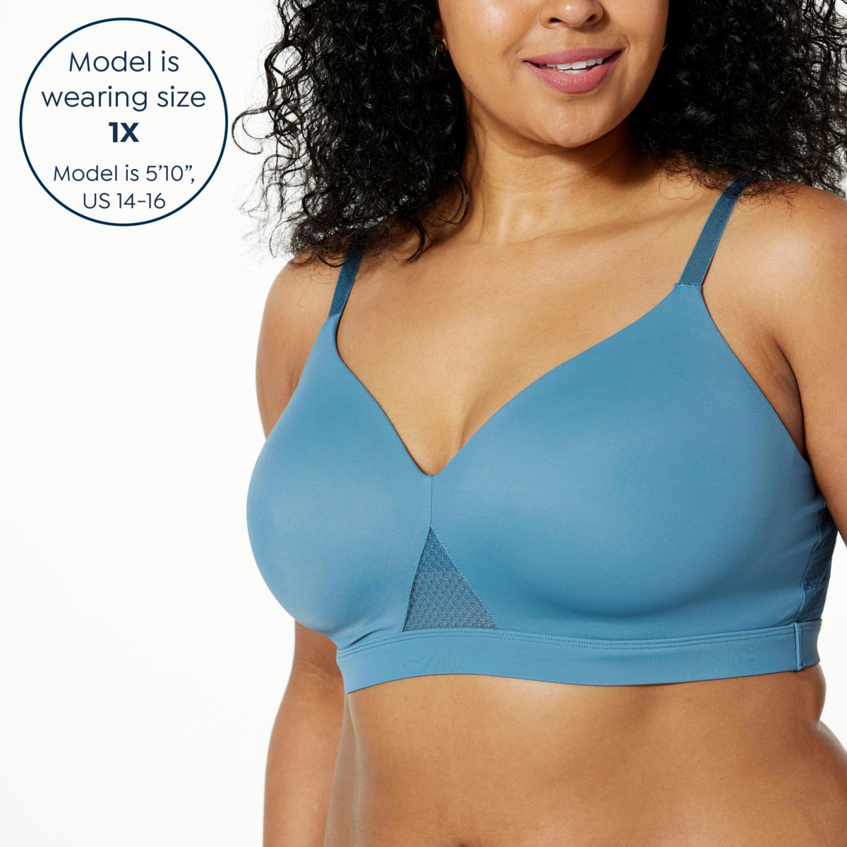 Rhonda Shear 2-pack Invisible Edge Shear Sculpt Bra with Mesh Insert -  20668259 | HSN