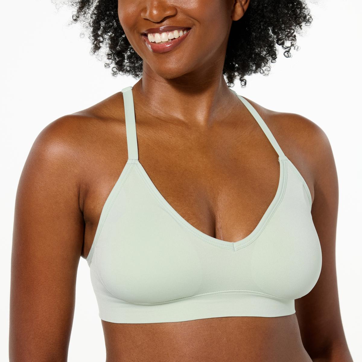 Lace back sports bra online