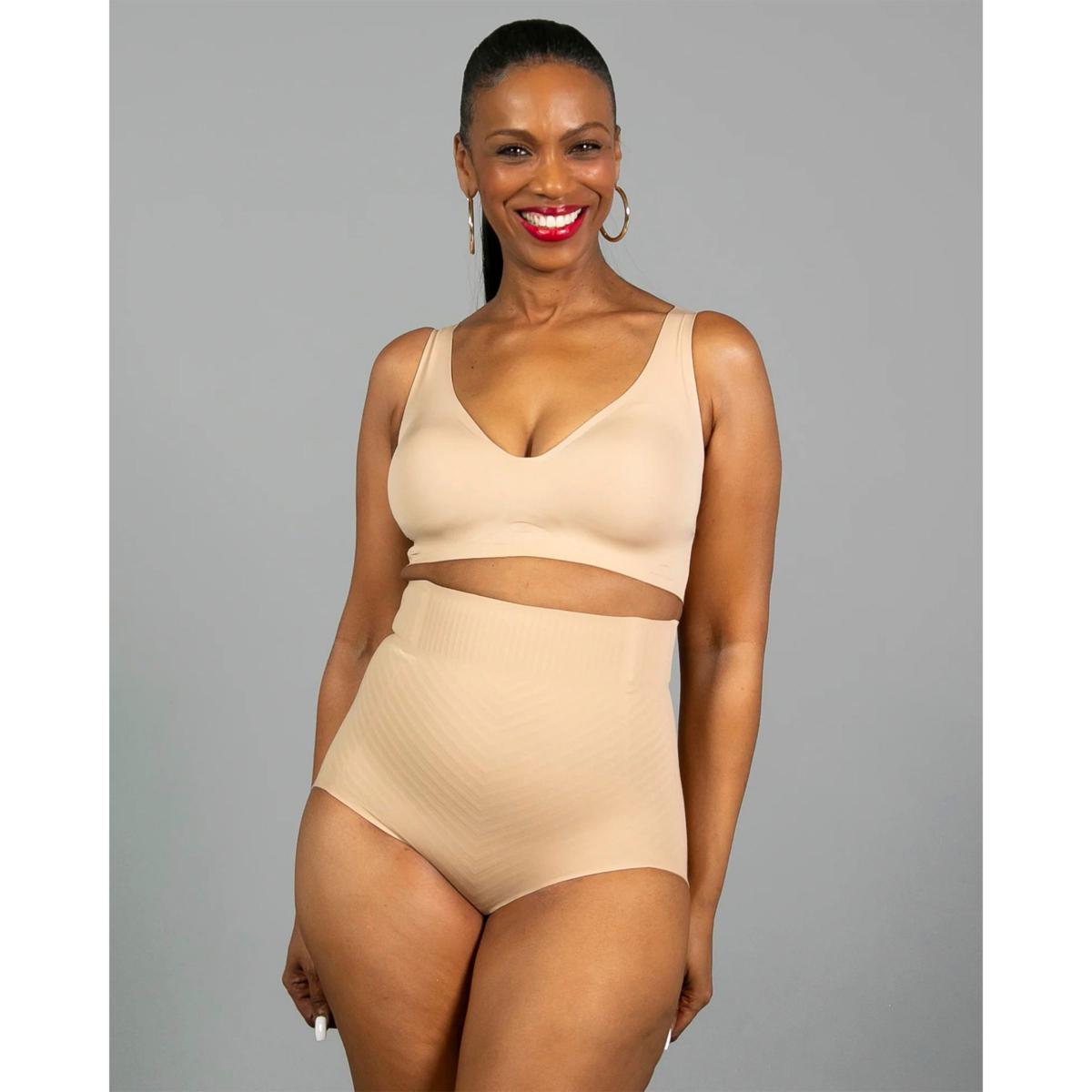 Rhonda Shear Gel Smoothing Control High-Waisted Brief | HSN