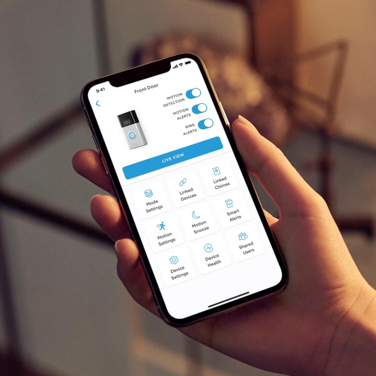 Ring Battery Gen Doorbell with Night Vision and Ring Assist Plus