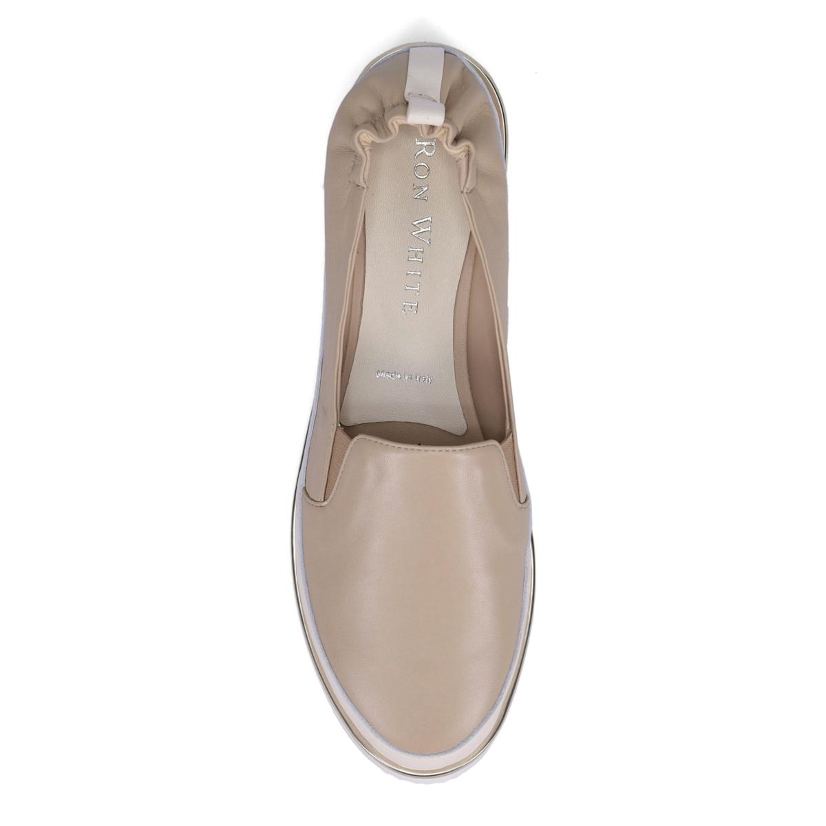 Ron White Nia Ultralight Luxe-Casual Leather Slip-On Sneaker  display picture 2