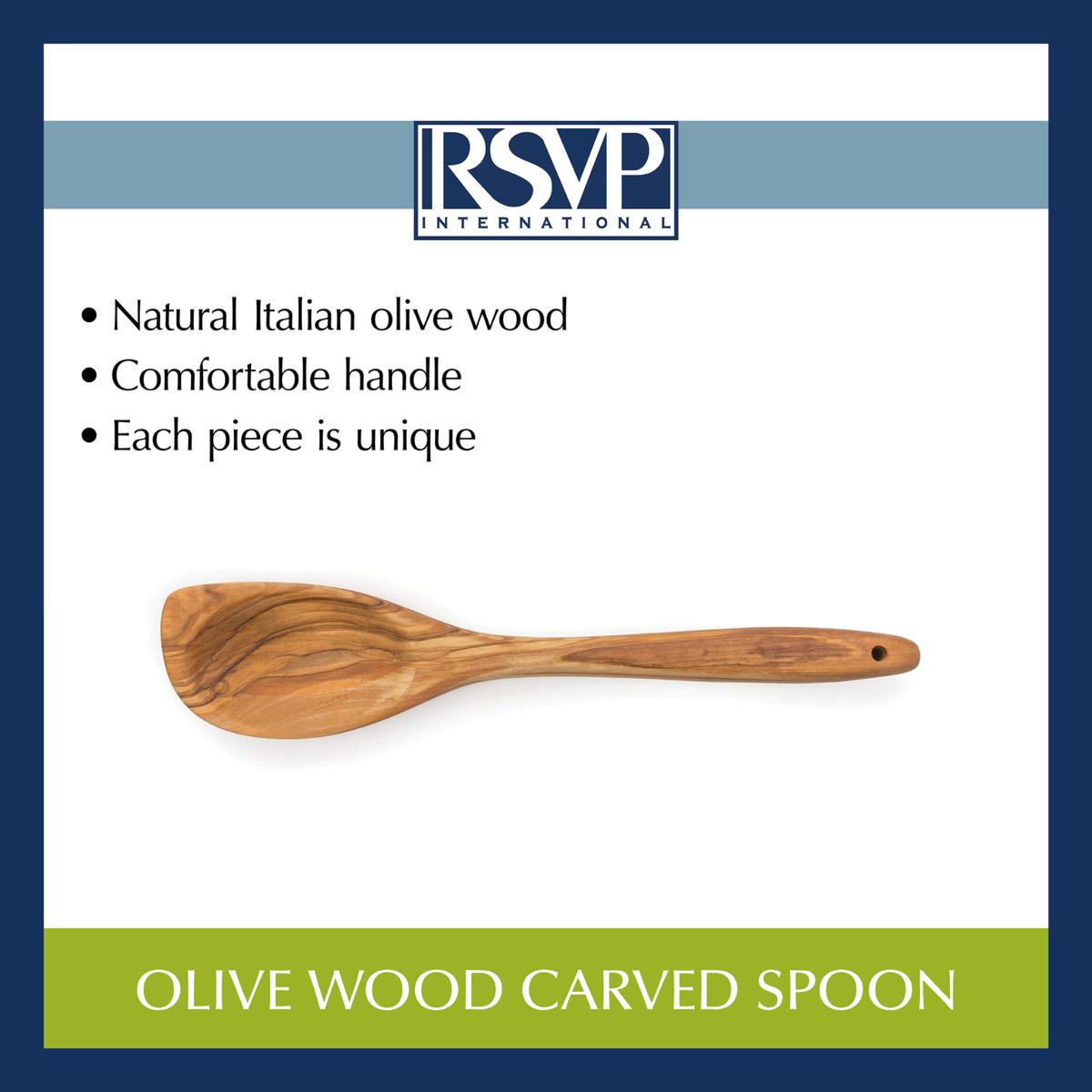 RSVP Endurance Olive Wood Utensil Set