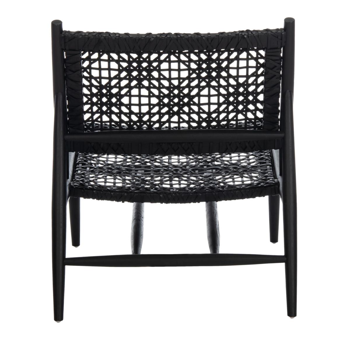 Safavieh bandelier leather discount weave accent chair