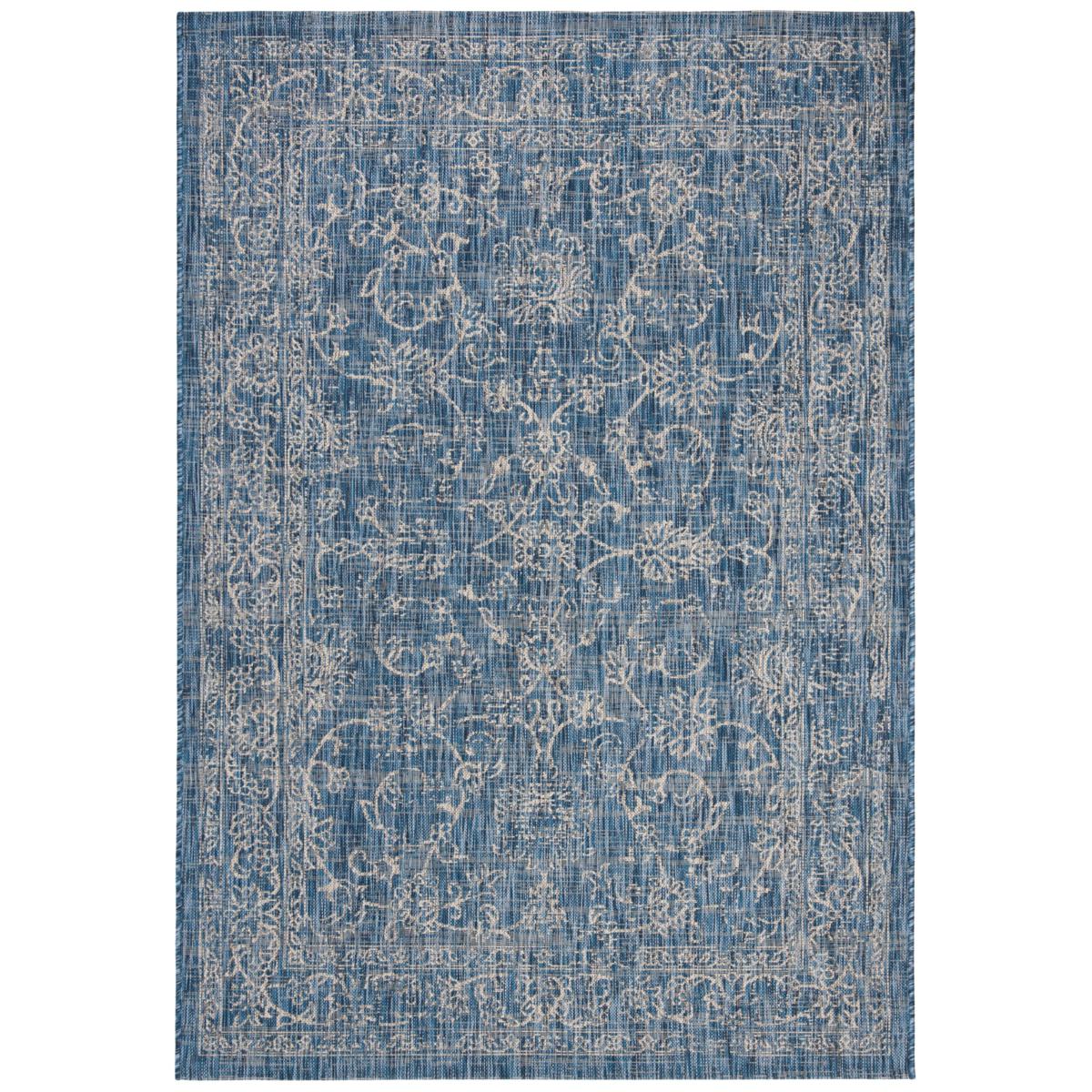 Safavieh Area Rug, Courtyard, Turquoise, 2' x 3'-7