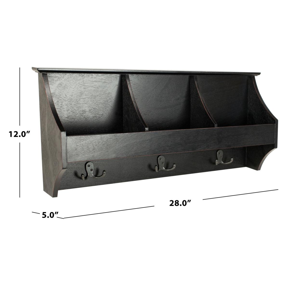 Safavieh Darcey Hanging Storage Wall Rack (Gray) Safavieh Darcey Hanging Storage Wall Rack (Gray)