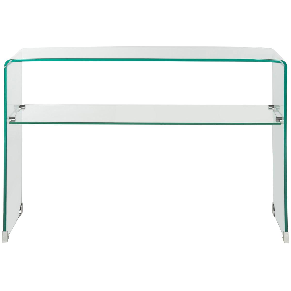 Safavieh glass on sale console table