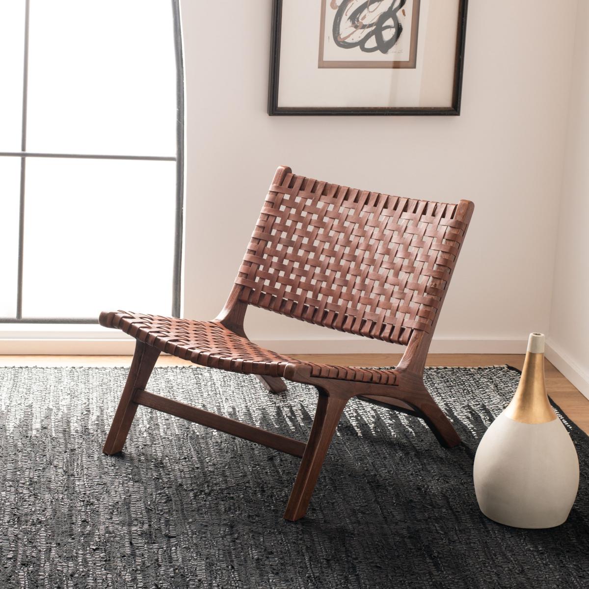 Safavieh discount leather chair