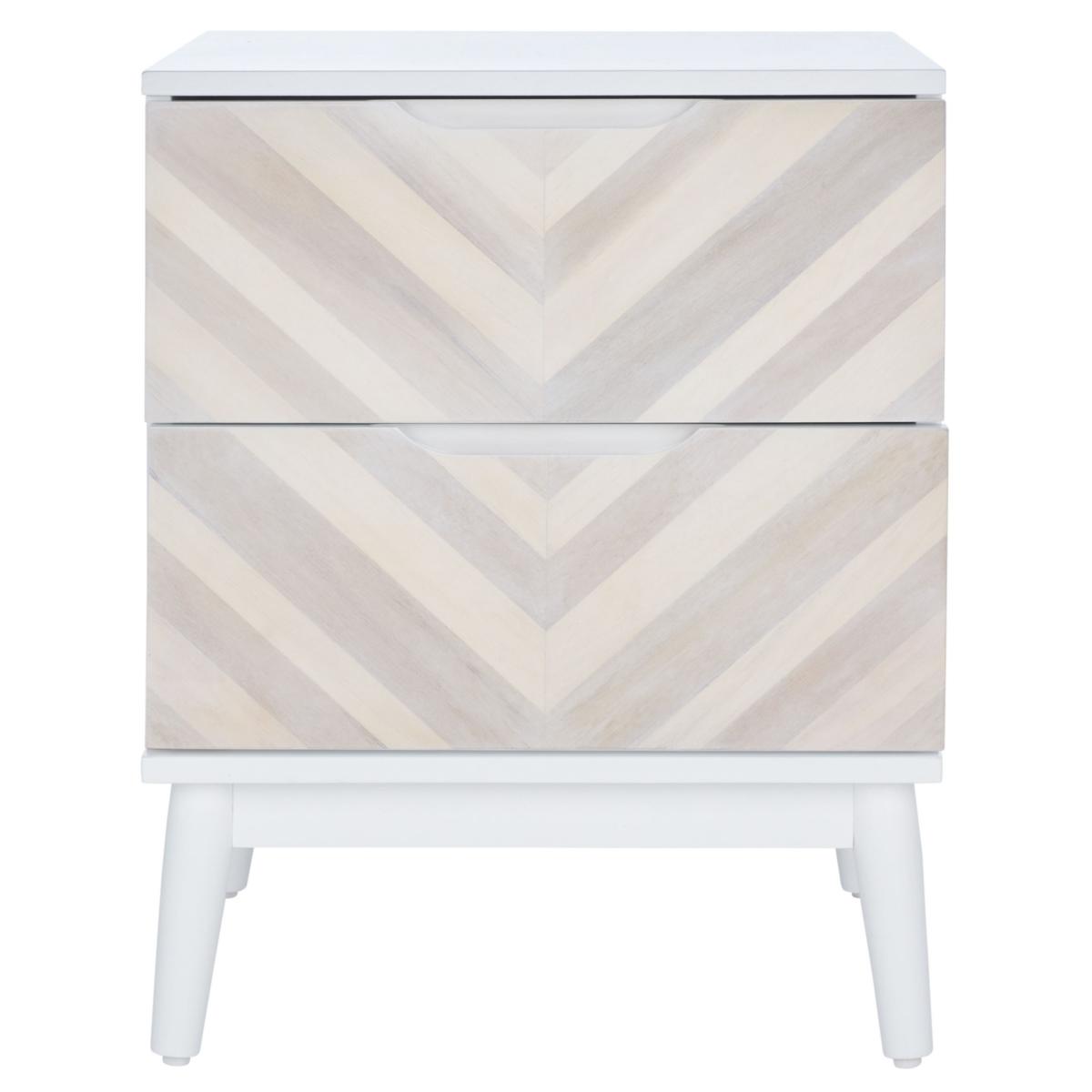 Safavieh Tay 2Drw Patterned Nightstand 20804995 HSN