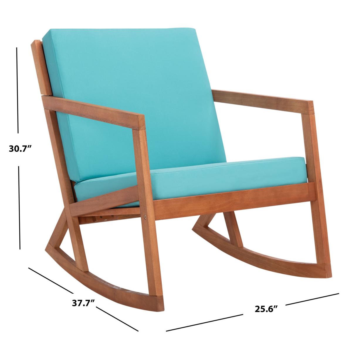 safavieh outdoor vernon rocking chair with cushion