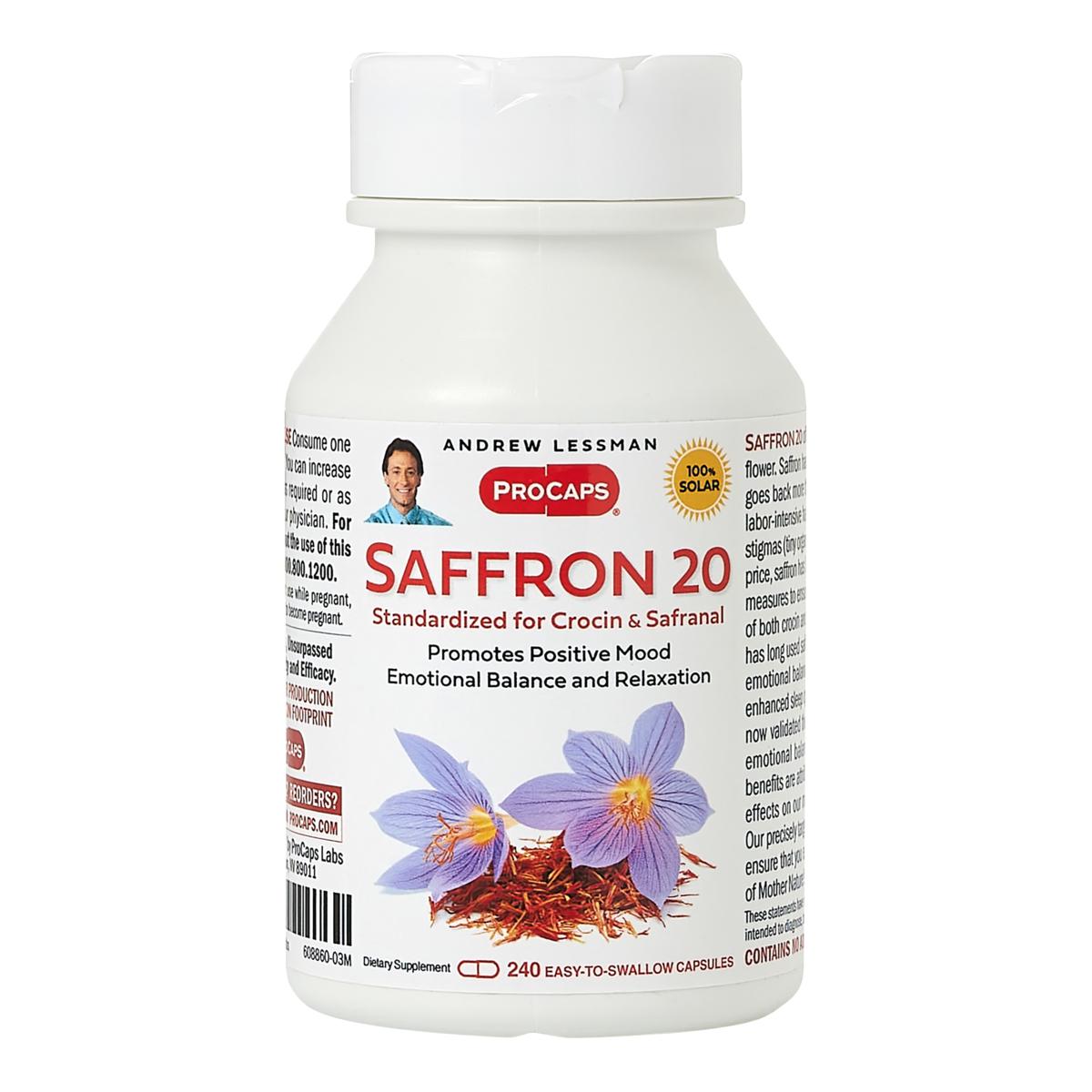 Saffron-20 - 240 Capsules
