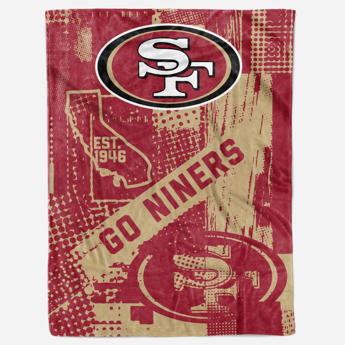 San Francisco 49Ers Sf49 EST 1946 Football Christmas Blanket