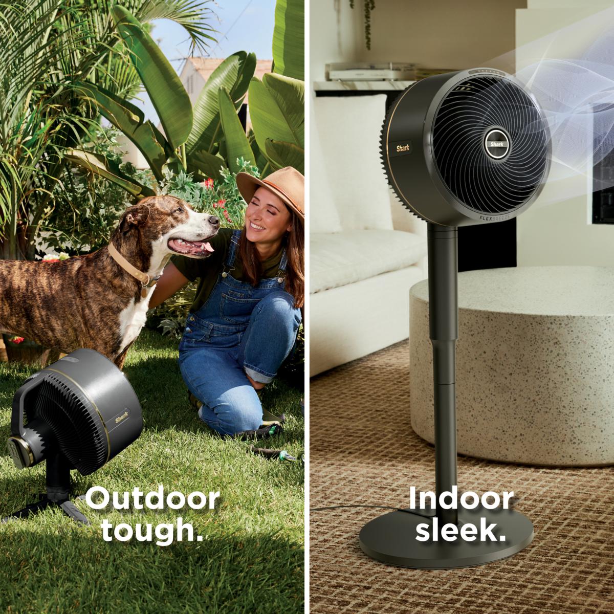 Shark FlexBreeze Outdoor & Indoor Fan with InstaCool Misting | HSN