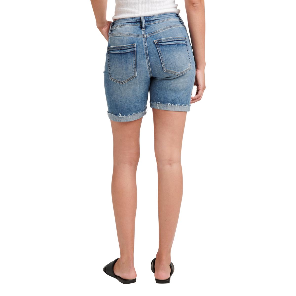 Short en jeans long hot sale