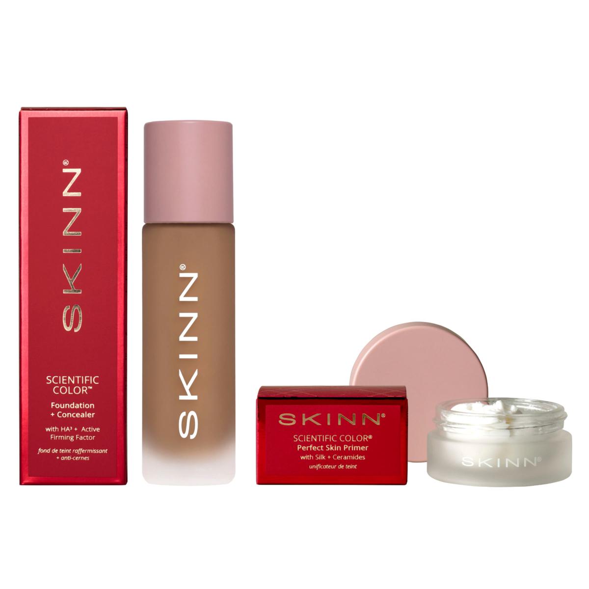 SKINN Scientific Color Neutral Sand Primer and Foundation Set AS | HSN