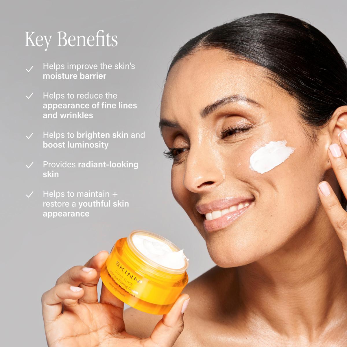 SKINN Supersize Divine Elixir Luminous Cream & Facial Massager AS