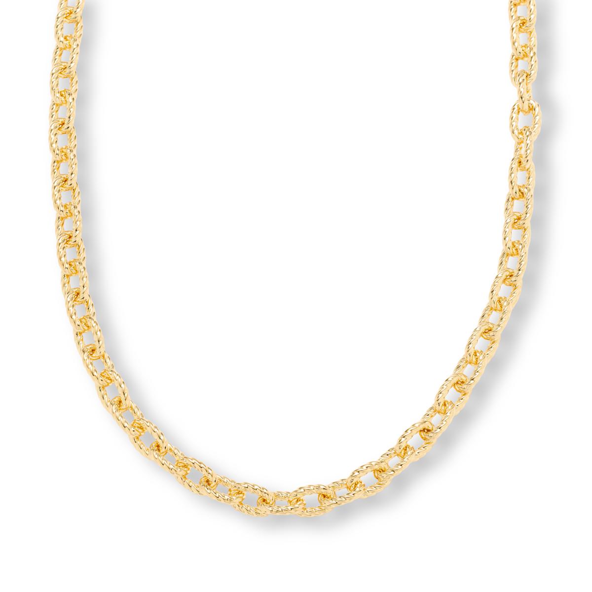 UNIQUE T&T 2mm 14K Gold GP 316L Stainless Steel Box Chain (C33