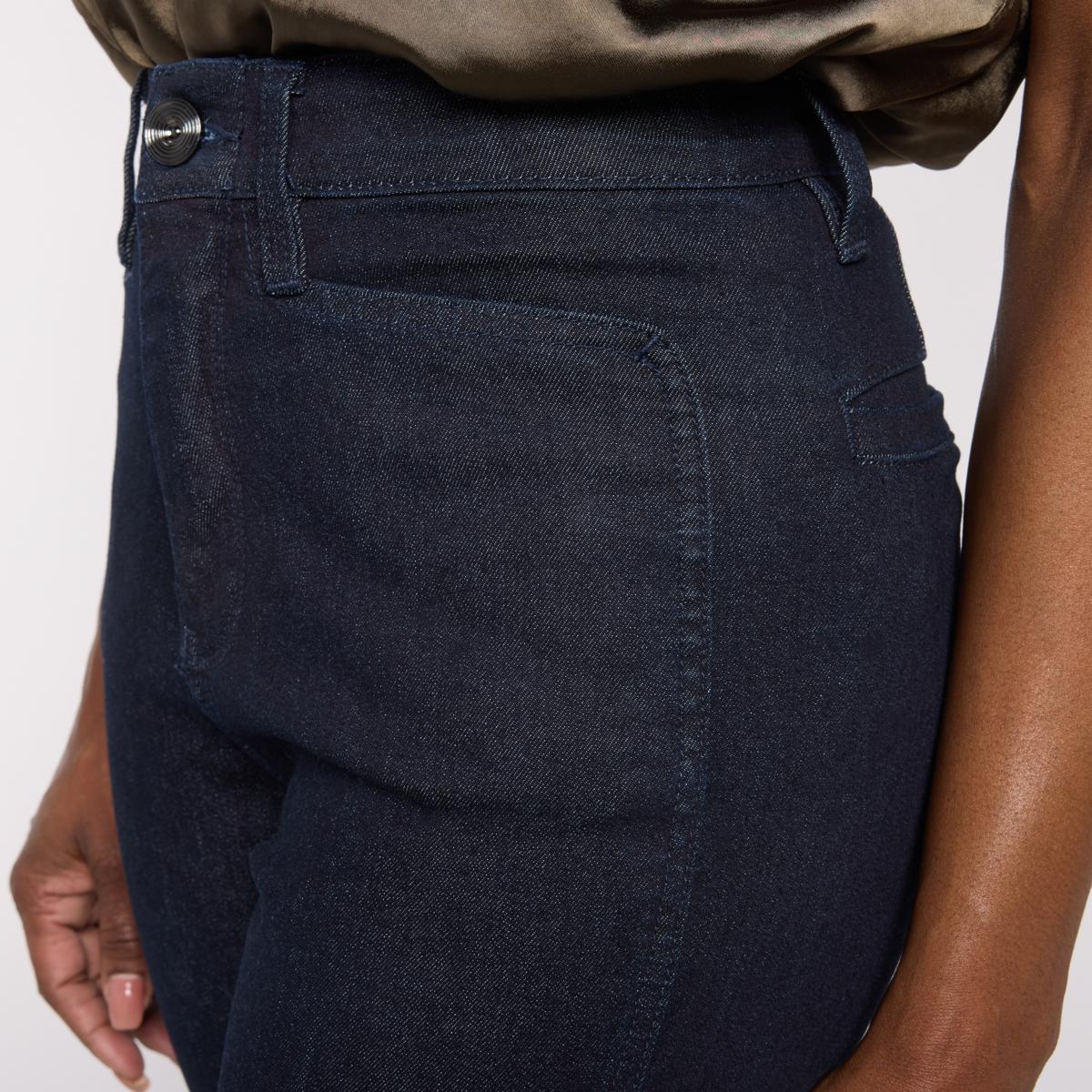 SoftWynne Curved Pocket Denim Trouser Pant | HSN