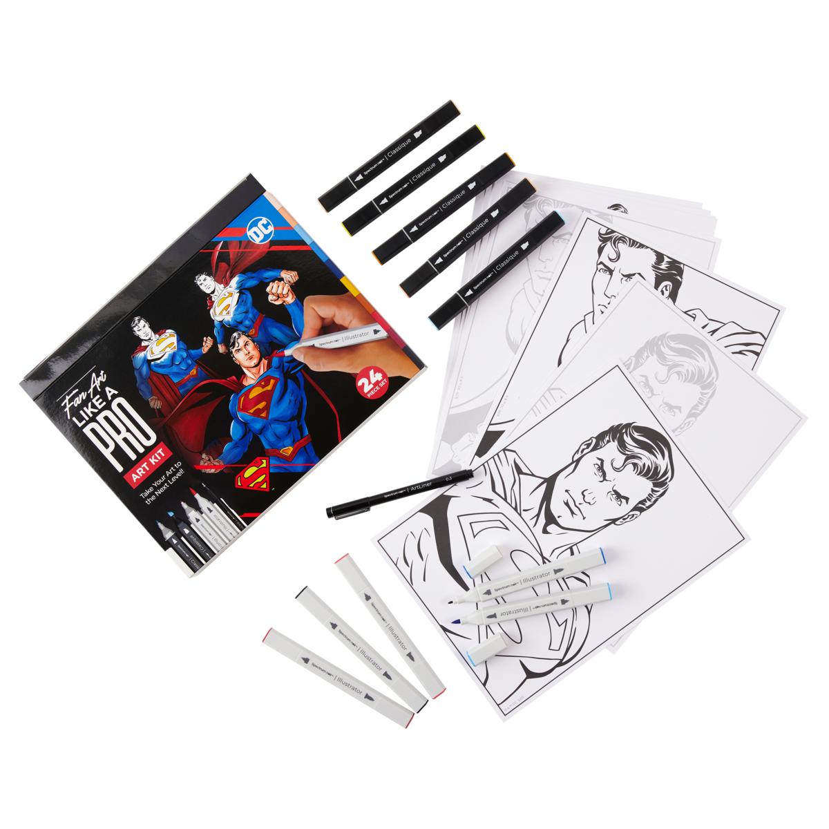 Spectrum Noir Pro Fan-art Superman Kit | Michaels