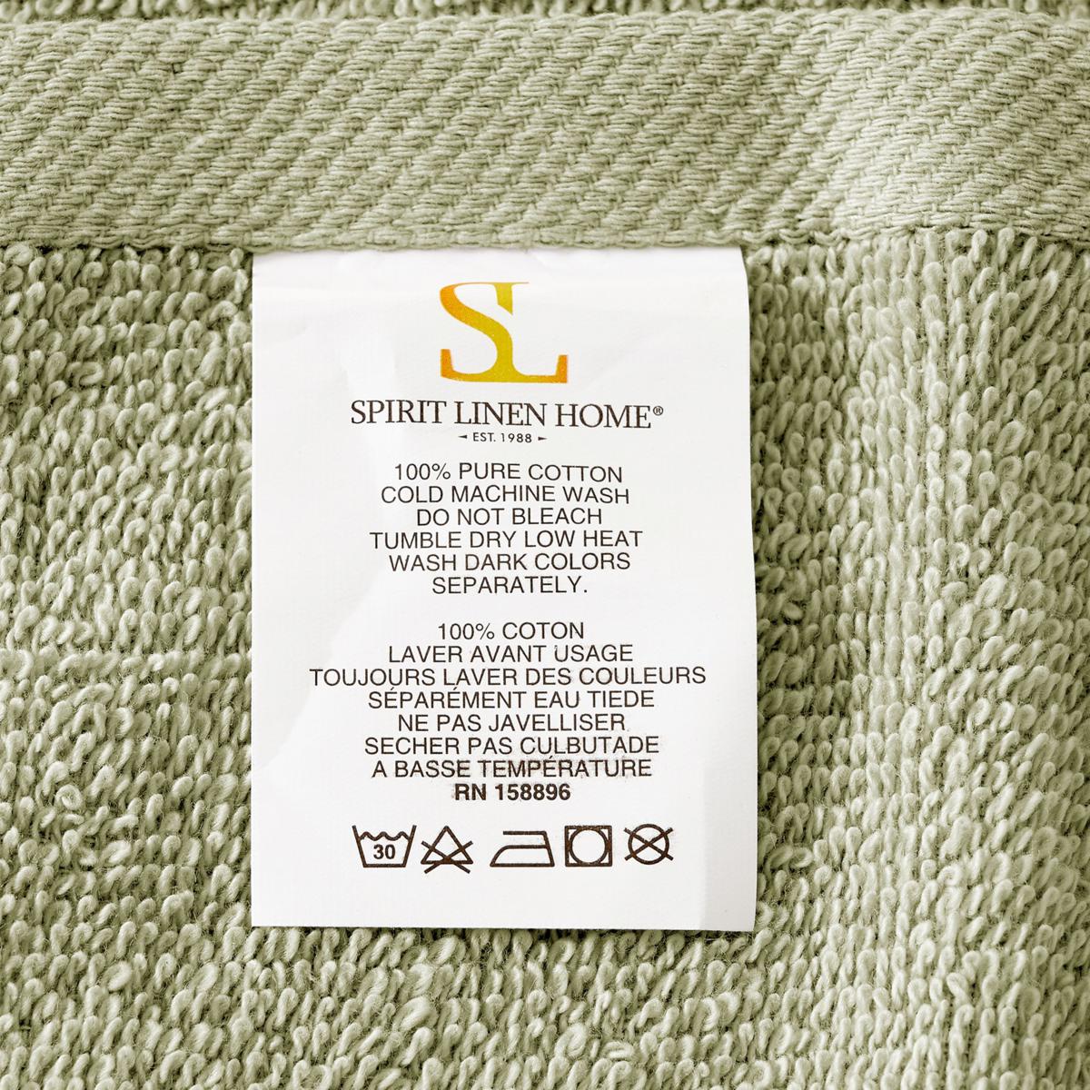 Spirit Linen Home 100% Cotton 6-Pc. Towel Set