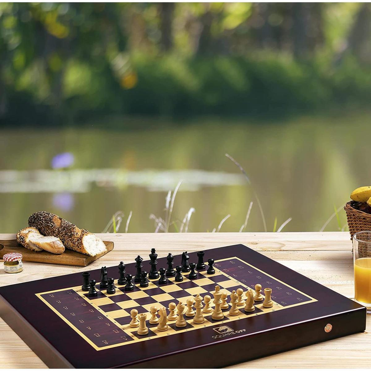 Square Off Kingdom Chess Set Innovative AI Electric Chessboard