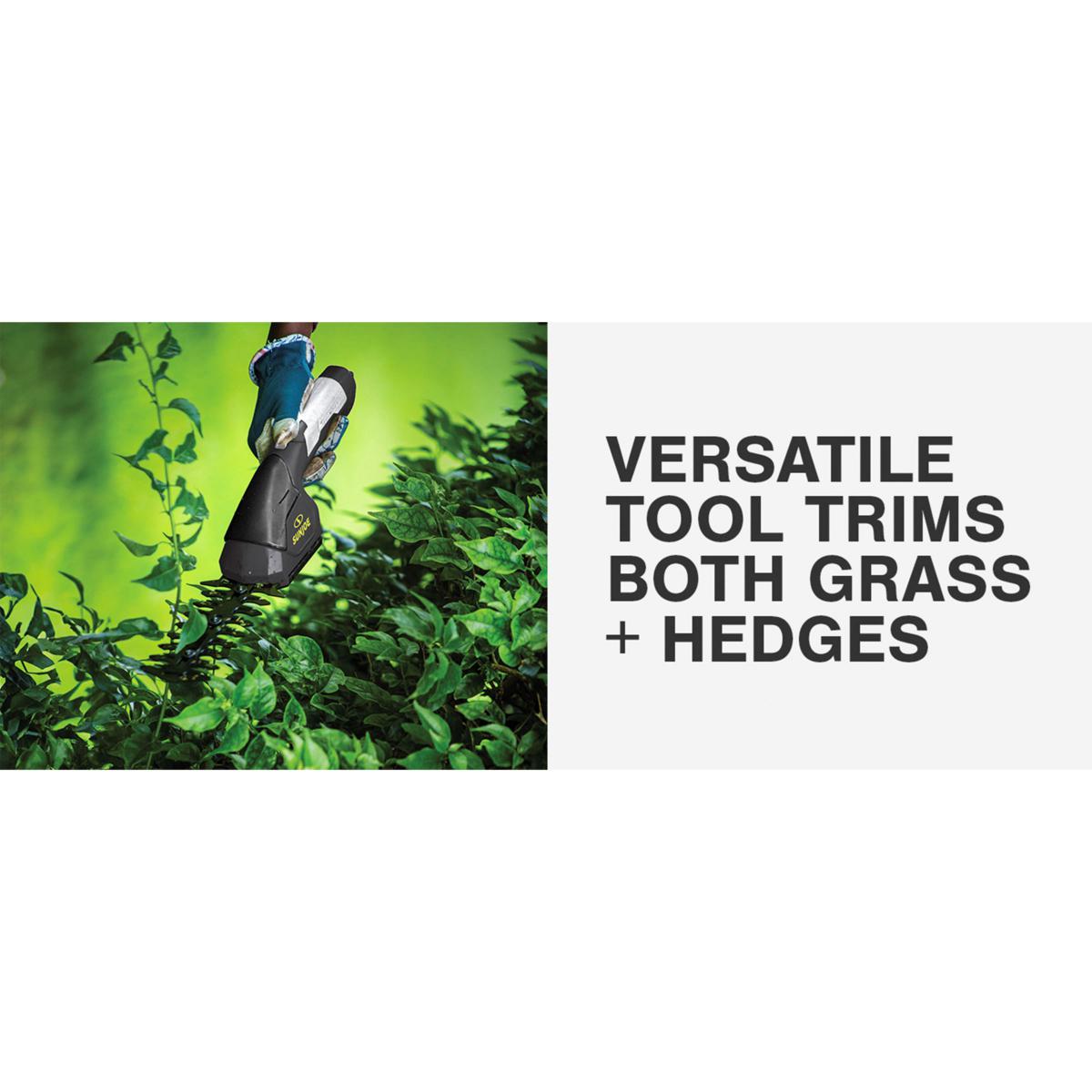 Sun Joe 7.2-Volt 2-in-1 Grass Shear Plus Hedge Trimmer