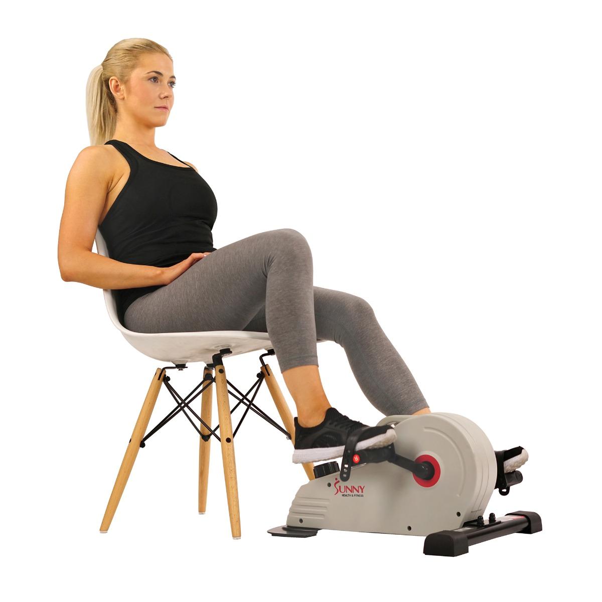 Exercise cycle under discount desk