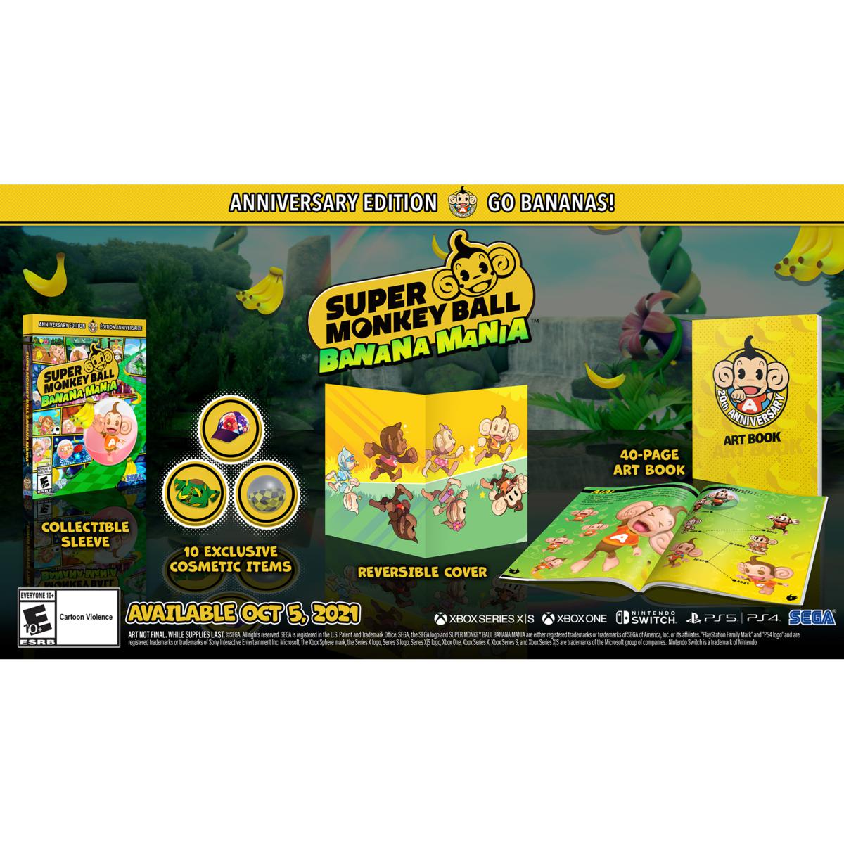 Super Monkey Ball Banana Mania Anniversary Edition for Xbox Series outlet X