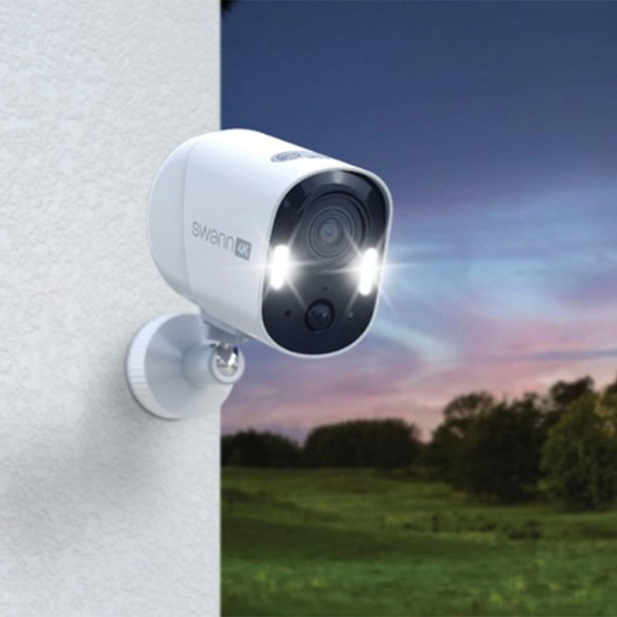 Swann Security Xtreme 4K Wi-Fi Security Camera w/Two-Way Audio 2-Pack -  23121026 | HSN