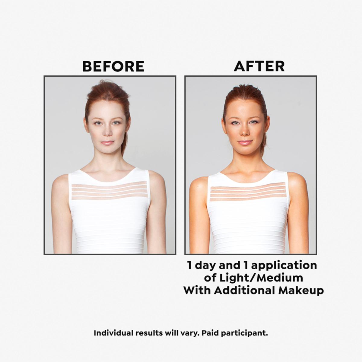 Tan-Luxe Face & Body Illuminating Self-Tan Drops - Light/Medium AS | HSN