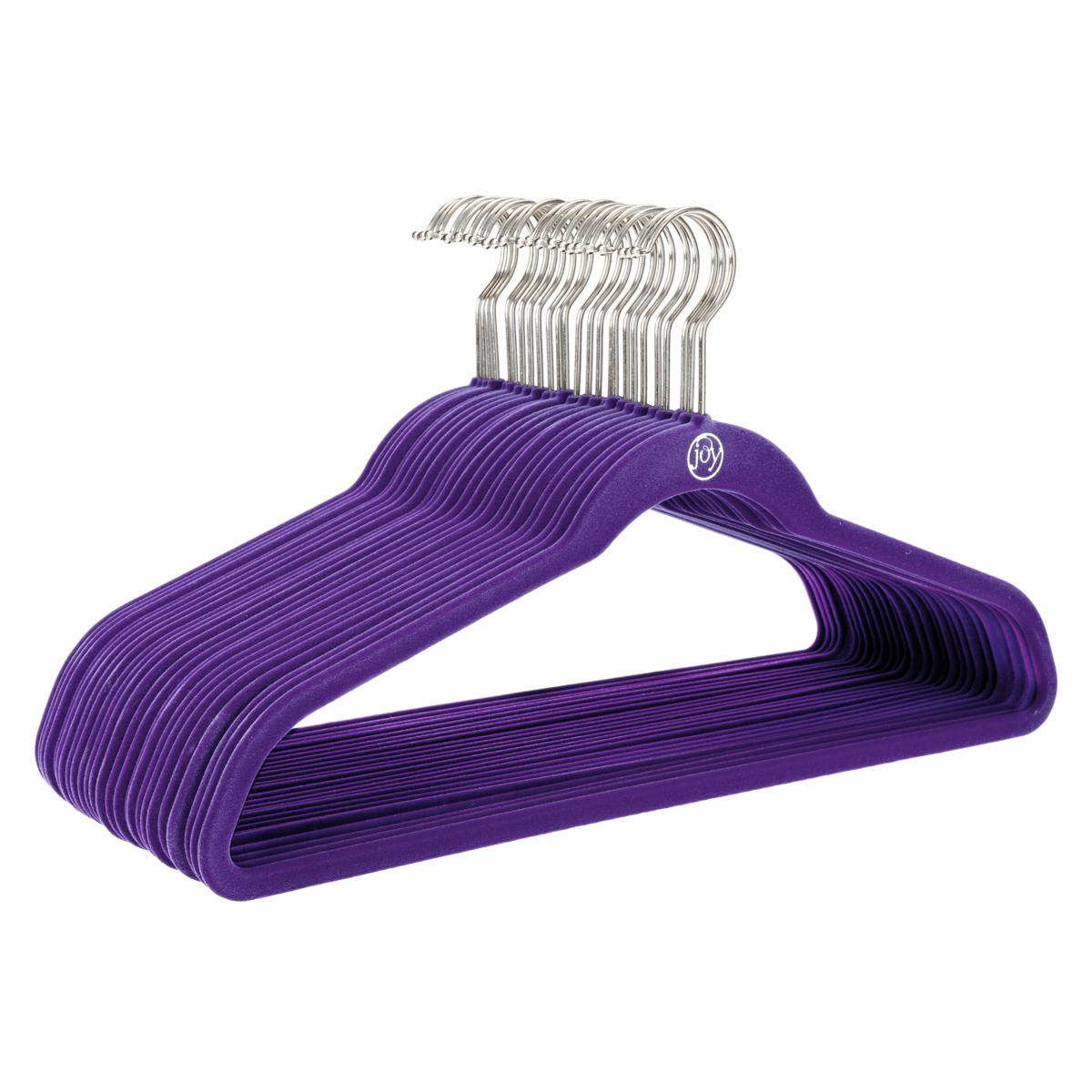 The JOY Hangers 100-piece Chrome Mega Set w/Antimicrobial