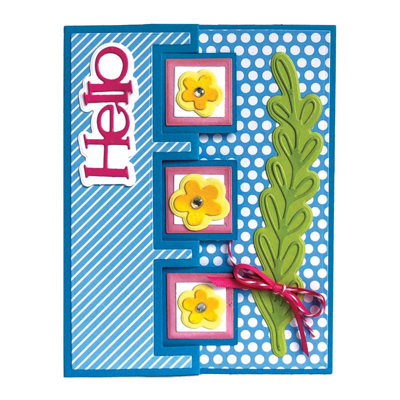 The Stamps of Life Triple Square Flip-It Card Die - Set of