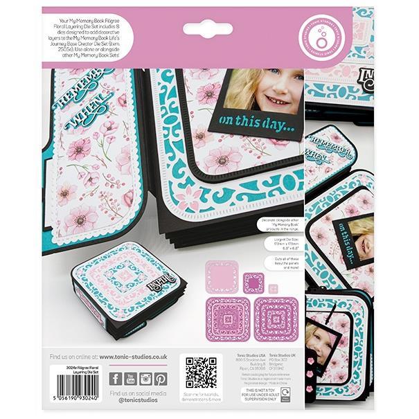Tonic Studios My Memory Book Layering Die Set-Filigree