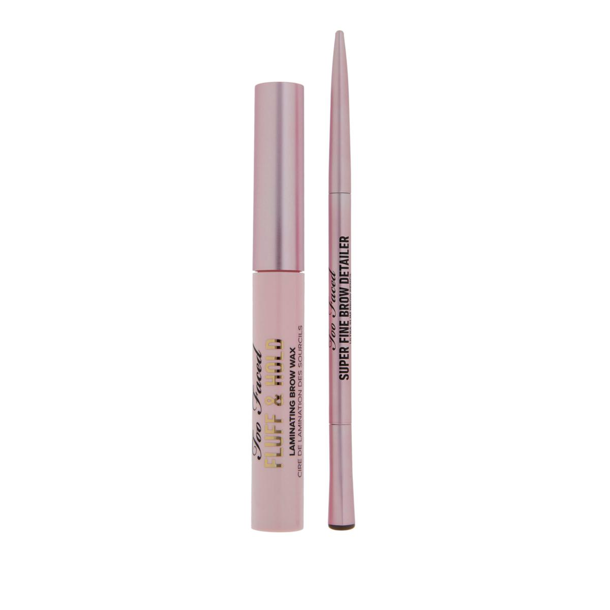 Too Faced Super Fine Brow Detailer and Fluff & Hold Brow Wax