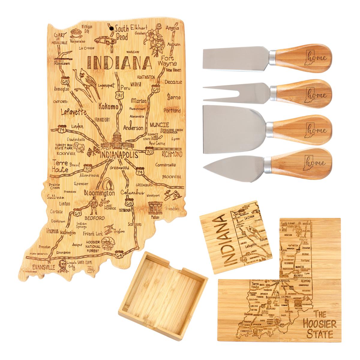 Totally Bamboo - 4-Piece Cheese Tool Set