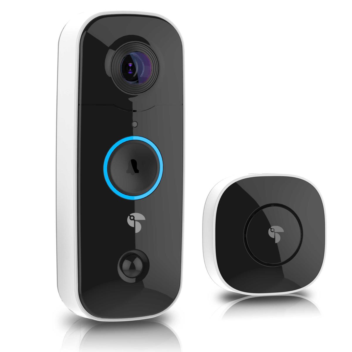 Toucan Security Wireless Doorbell w/HD Security Camera & Chime