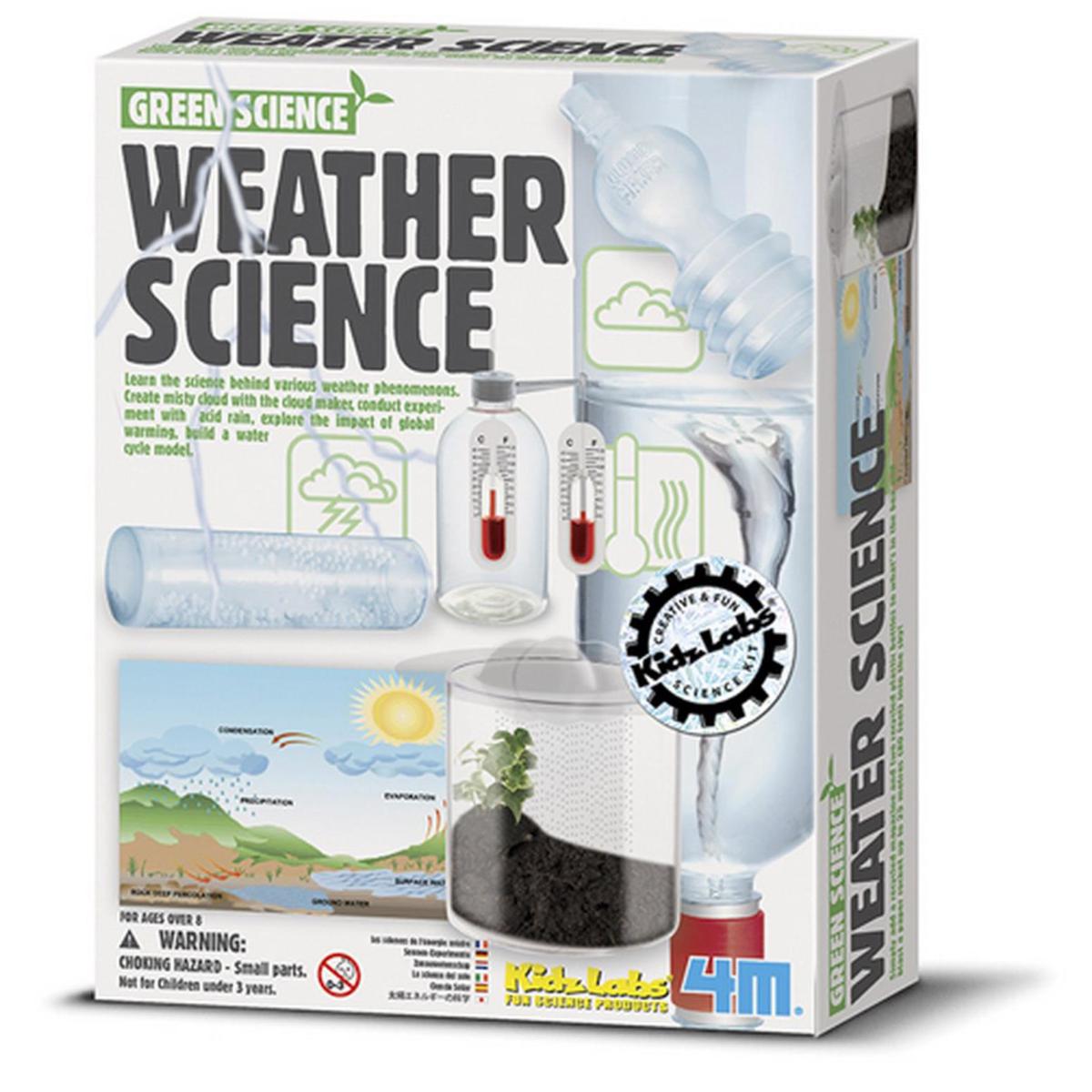 Toysmith 4M KidsLabs Weather Science Kit STEM 20748851 HSN