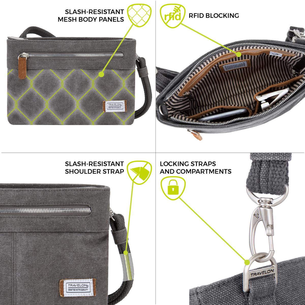 Travelon heritage top small crossbody