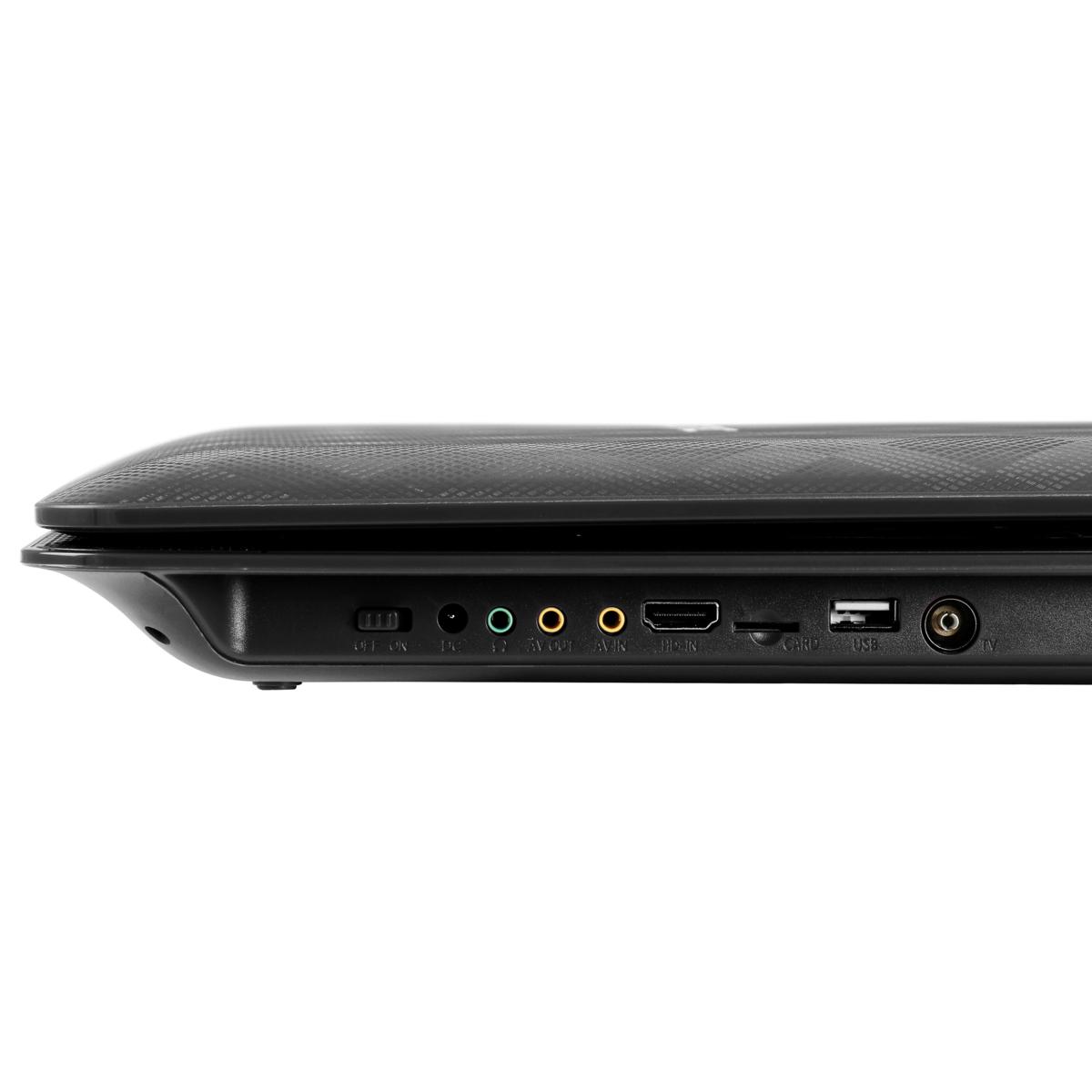 Trexonic 14.1 Inch Portable DVD Player with Swivel TFT-LCD Screen