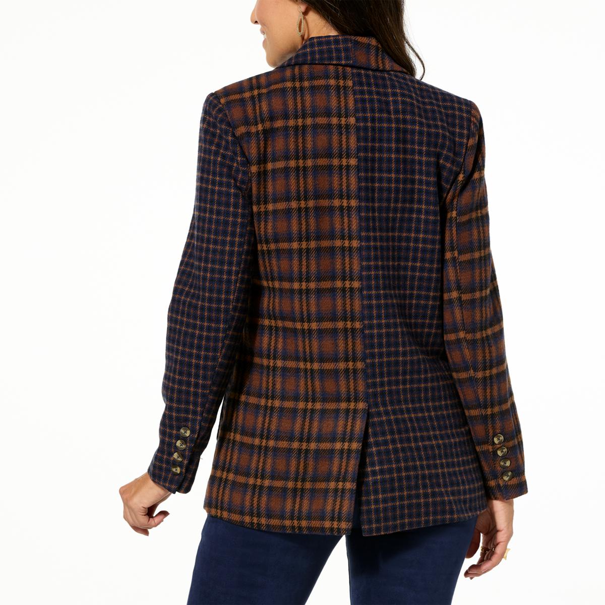 TWRHLL by Christie Brinkley Double-Breasted Blazer with