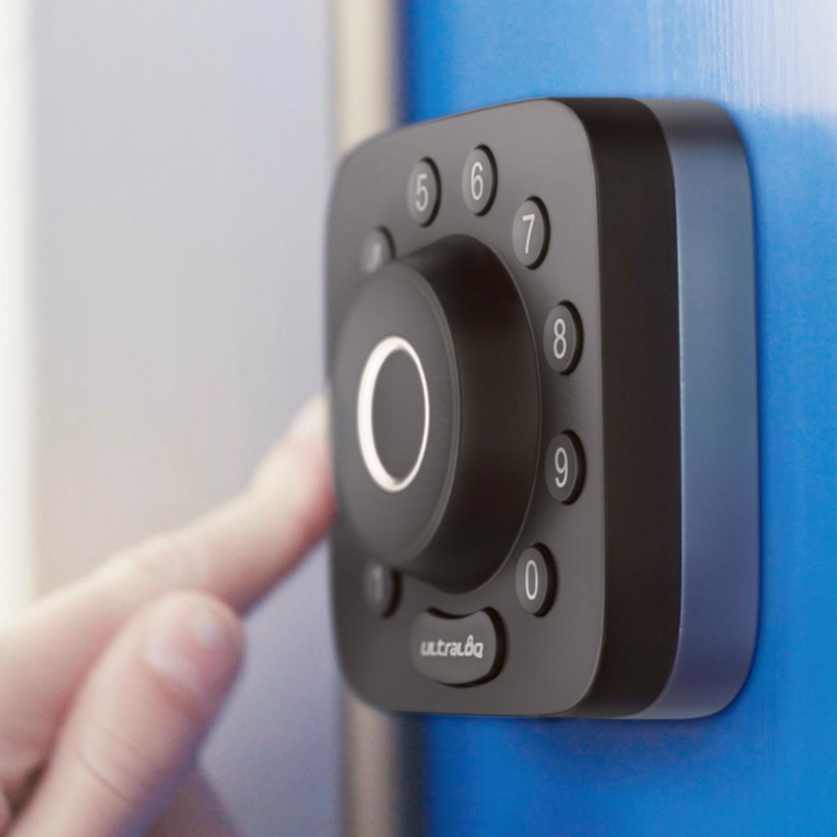 U-Bolt Pro 6-in-1 Bluetooth Enabled Fingerprint and Keypad Smart Lock  Deadbolt Plus Bridge WiFi Adapter in 2023