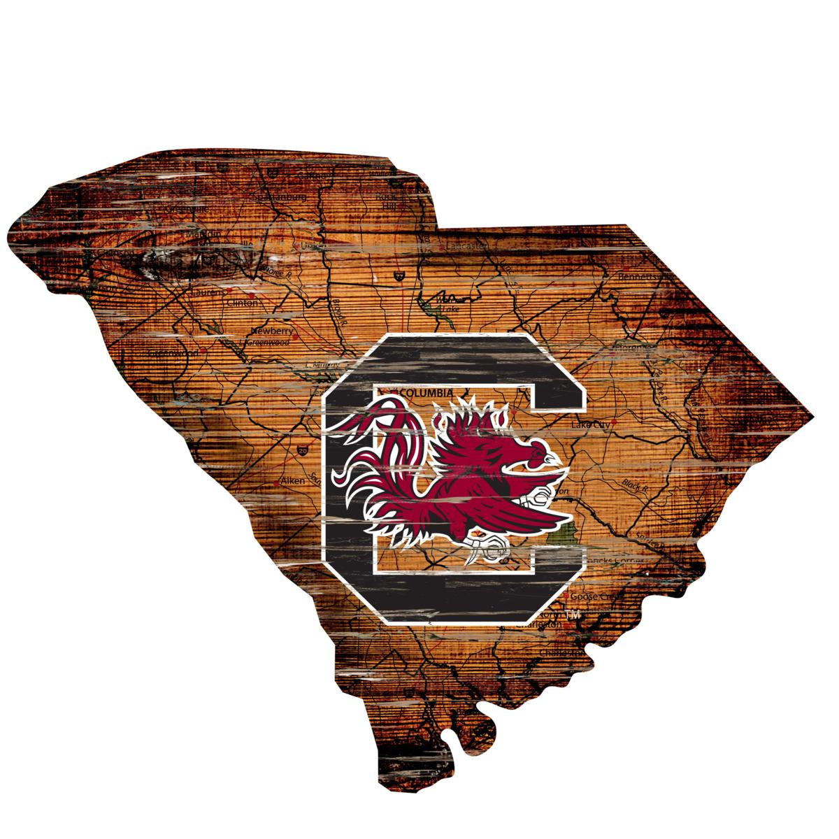 University of South Carolina Distressed State with Logo - 9368142 | HSN