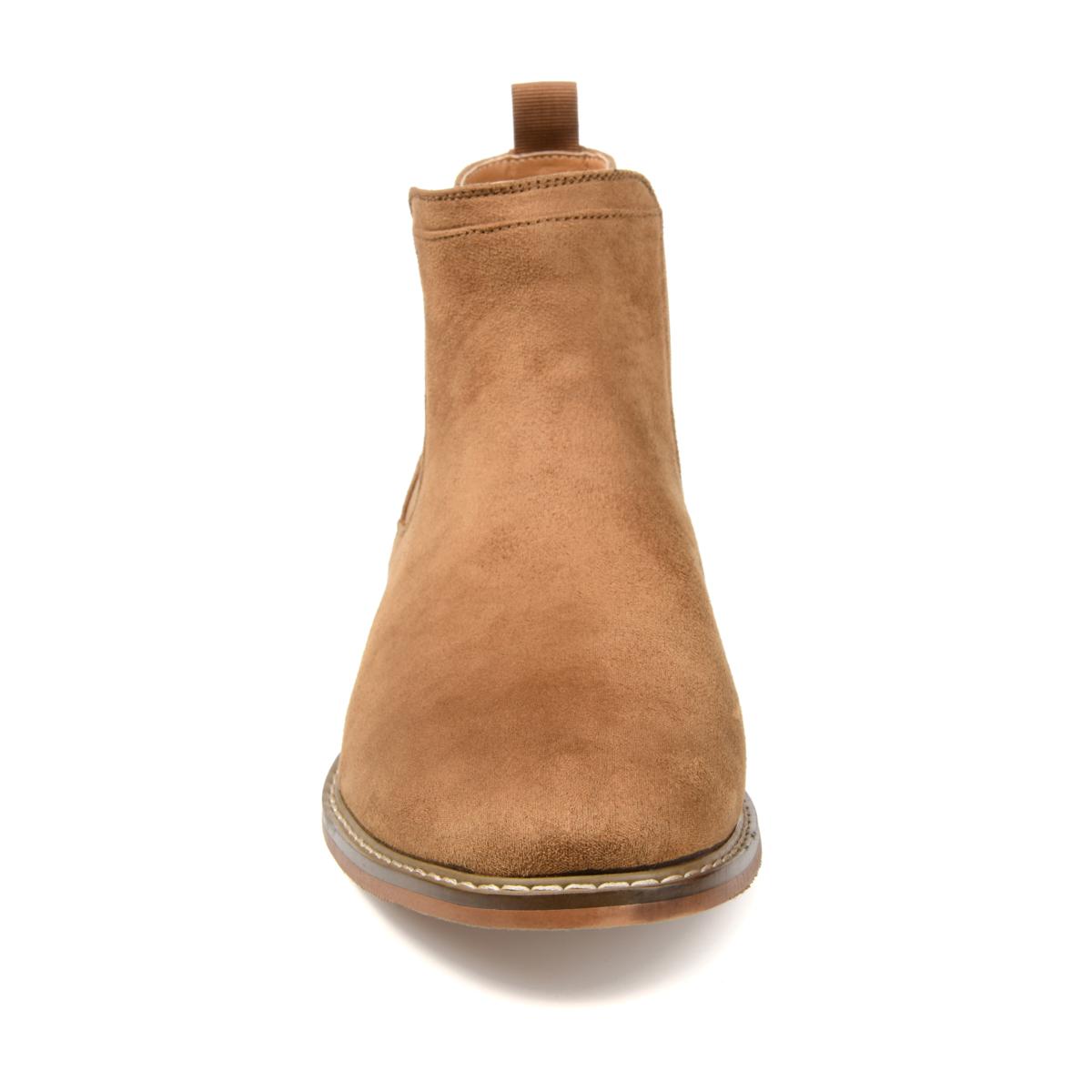 Vance Co. Marshall Mens Ankle Comfort Pull On Chelsea Boots Taupe Size‎ 10.5 Marshall Chelsea Boot | Vance Footwear main image 3