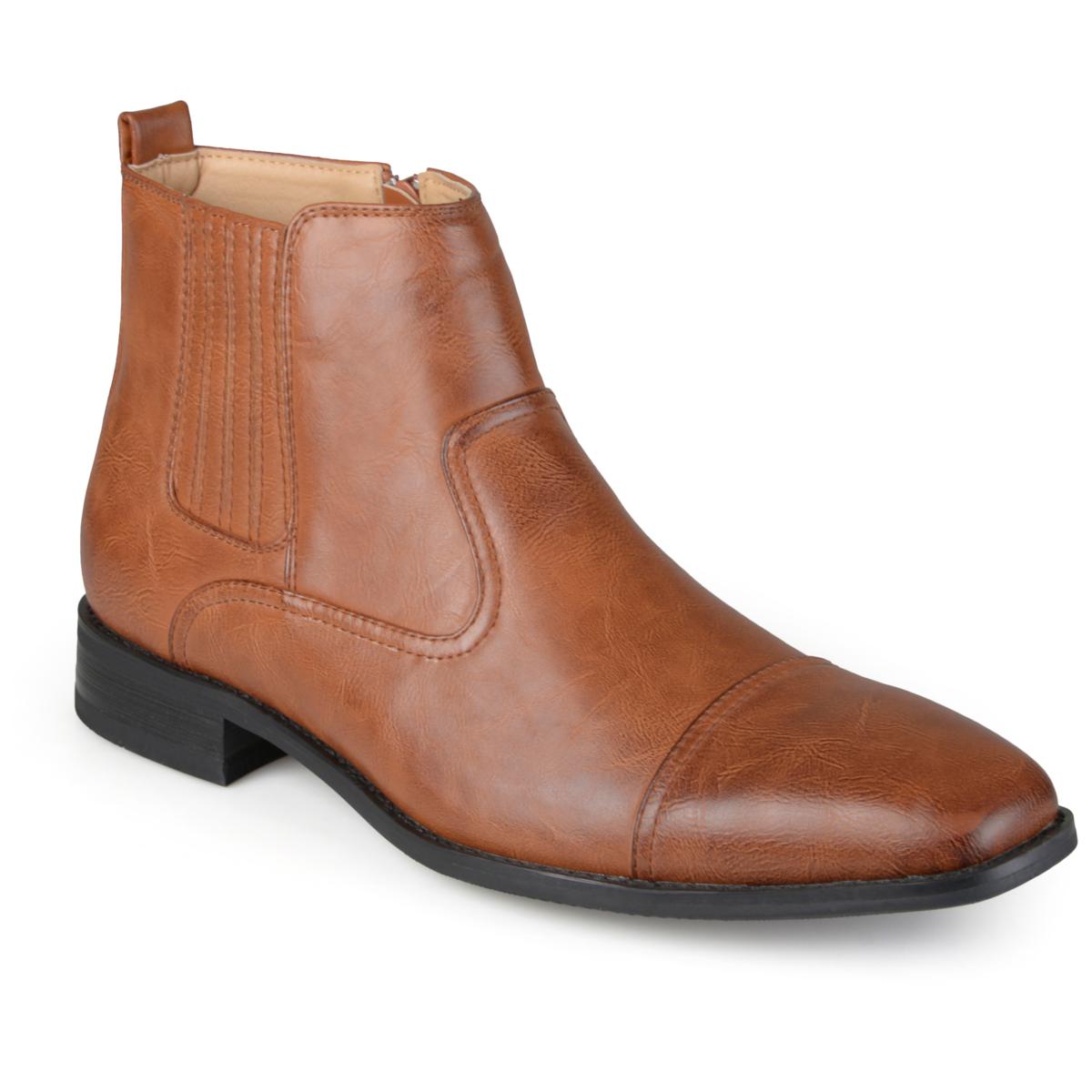 Mens dress cheap boots wide width