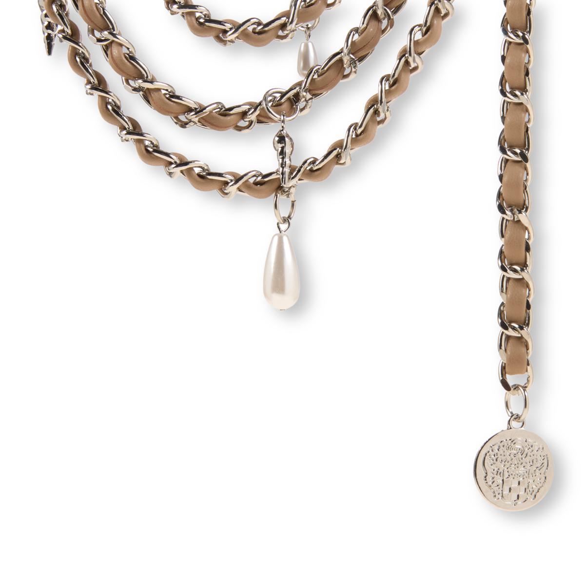 Vince Camuto Pearl & Shell Swagg Chain Belt - 23544928 | HSN