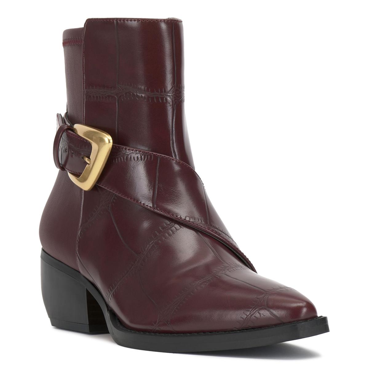 Vince Camuto Philan Western-Style Short Bootie