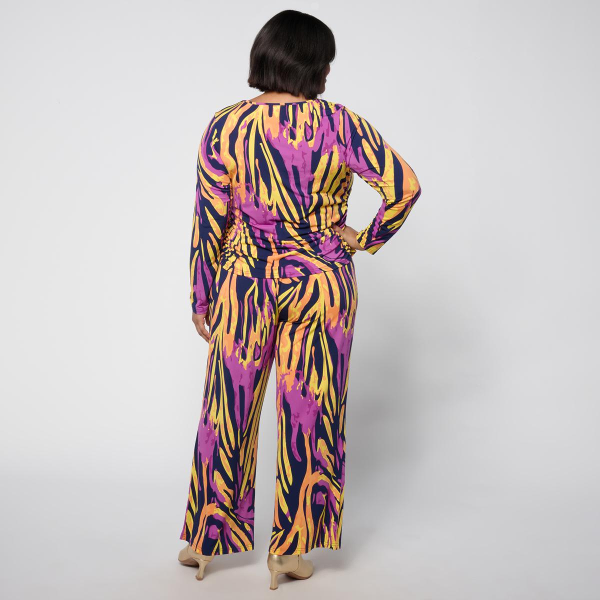 Vivica A. Fox Collection 2-Piece Palazzo Pant Set | HSN