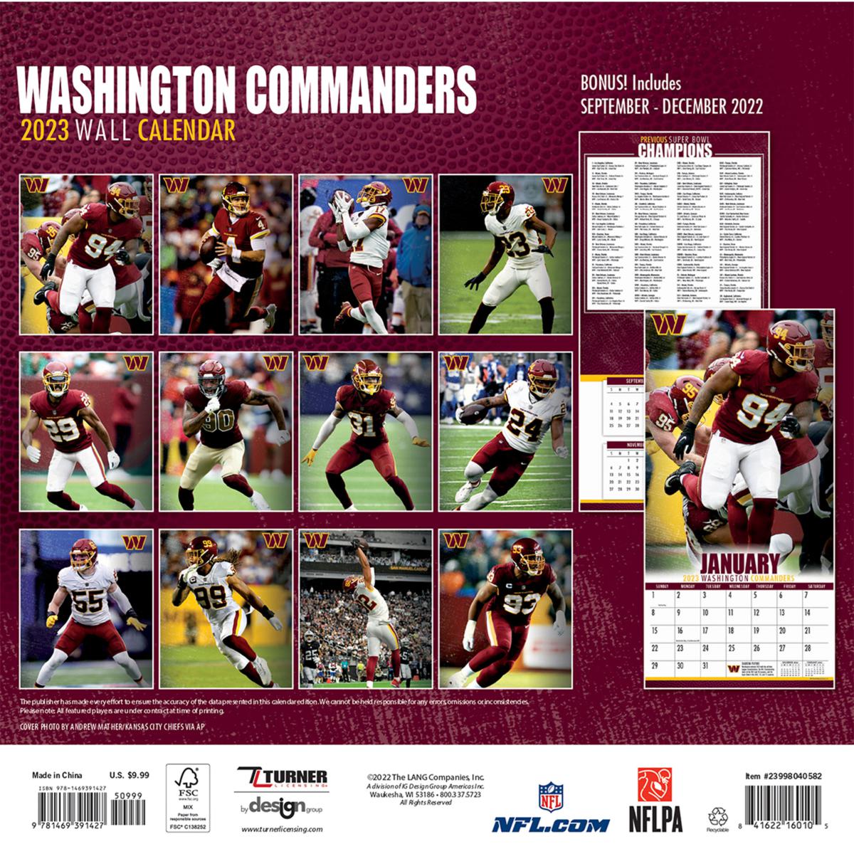 2023 Washington Commanders Schedule