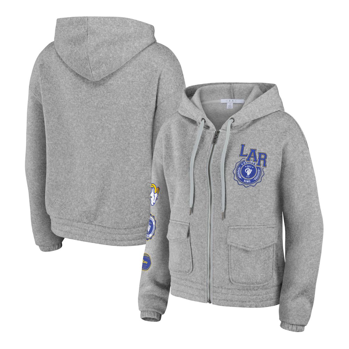 Rams zip up discount hoodie