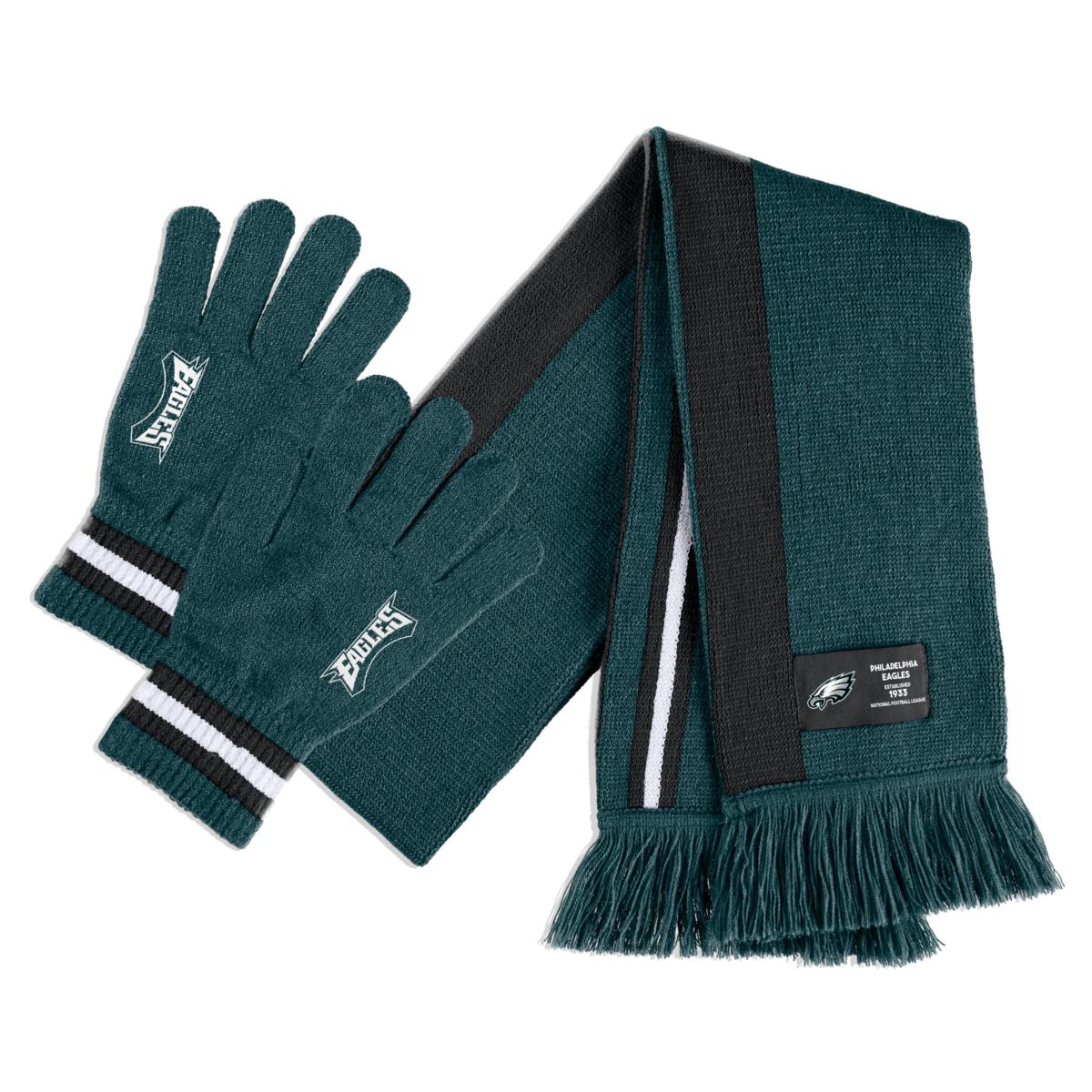 Philadelphia Eagles Salute To Service Knit Hat & Glove Set